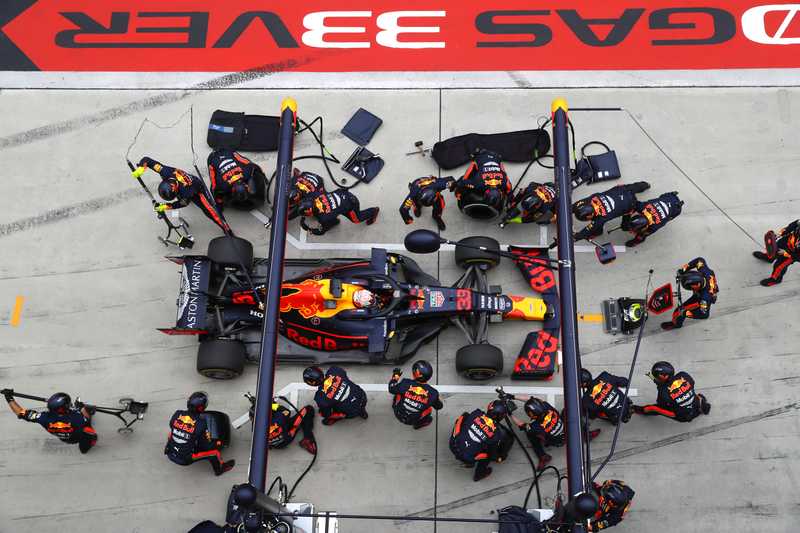 red bull pit stop